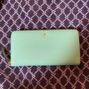 Kate Spade tiffany blue wallet